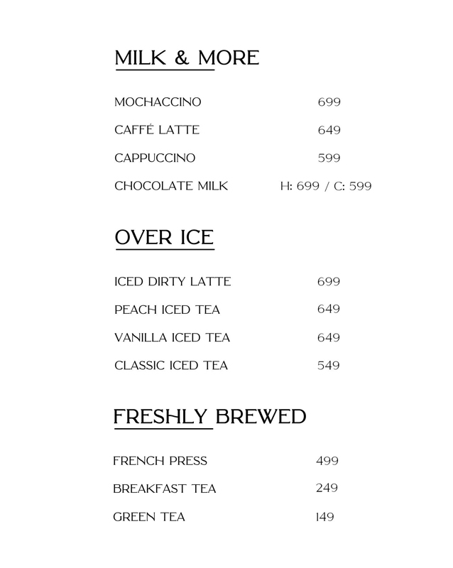 The Cracking Kernel - Café & Deli  menu