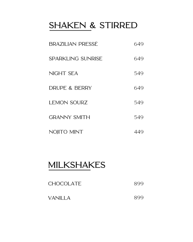 The Cracking Kernel - Café & Deli  menu