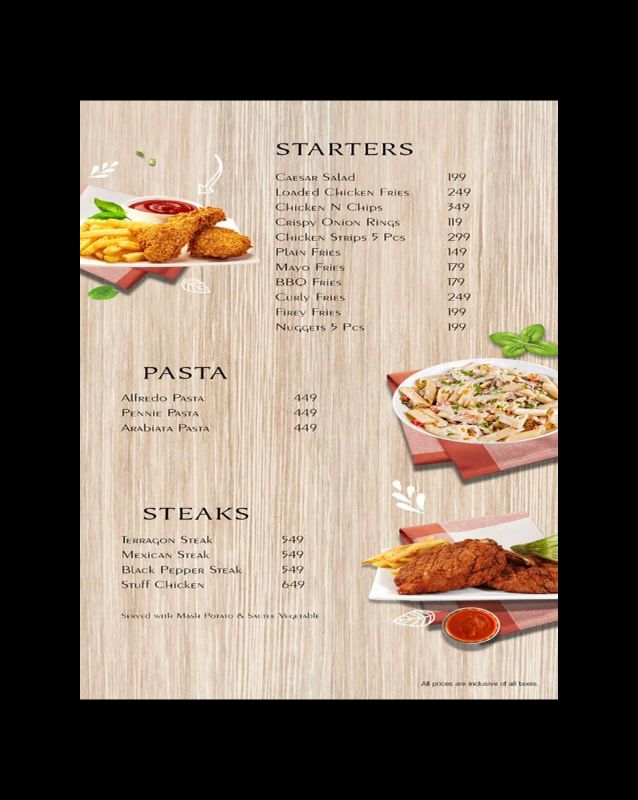 The Gathering menu