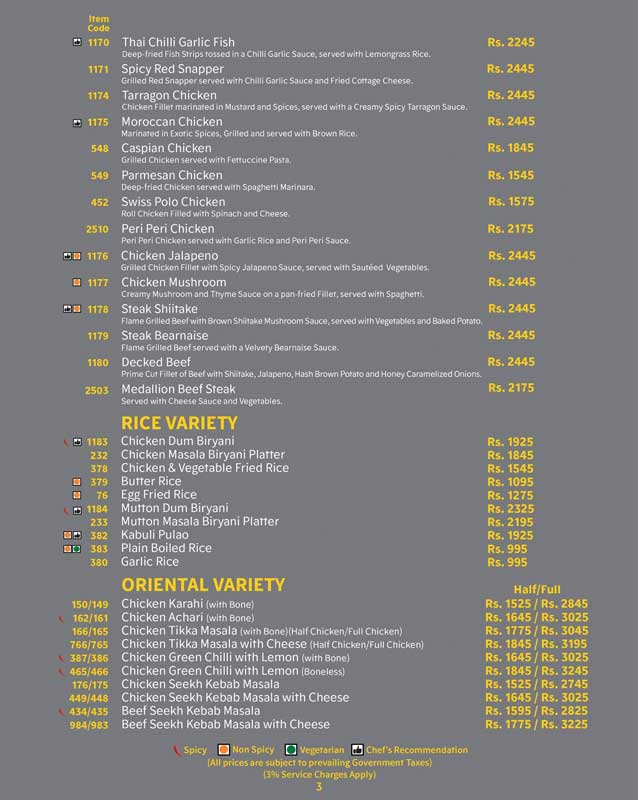 The Monal menu