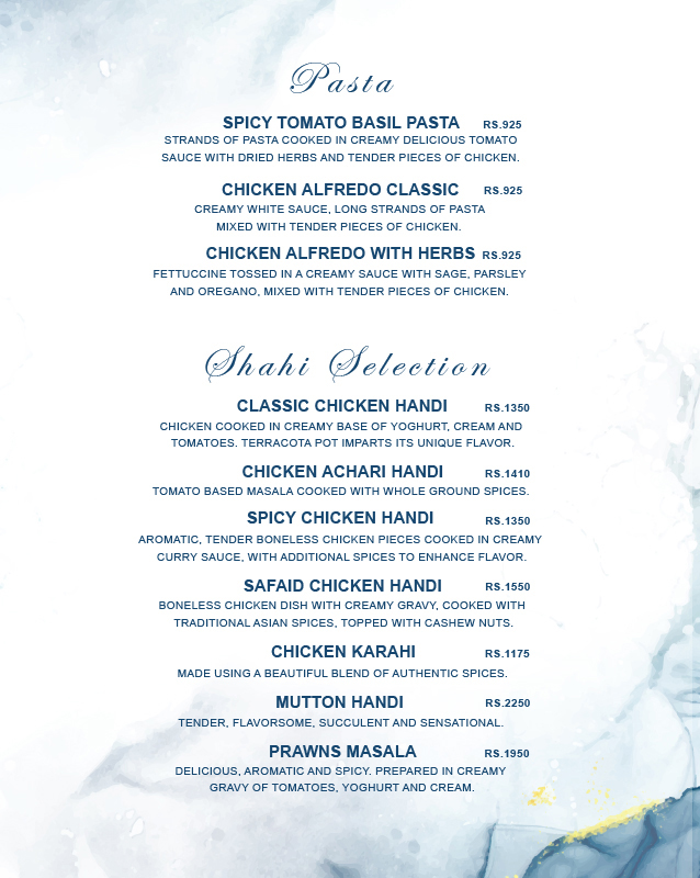 The Otus Rooftop menu
