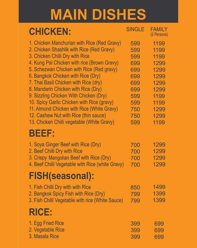 The Pizza Lounge menu