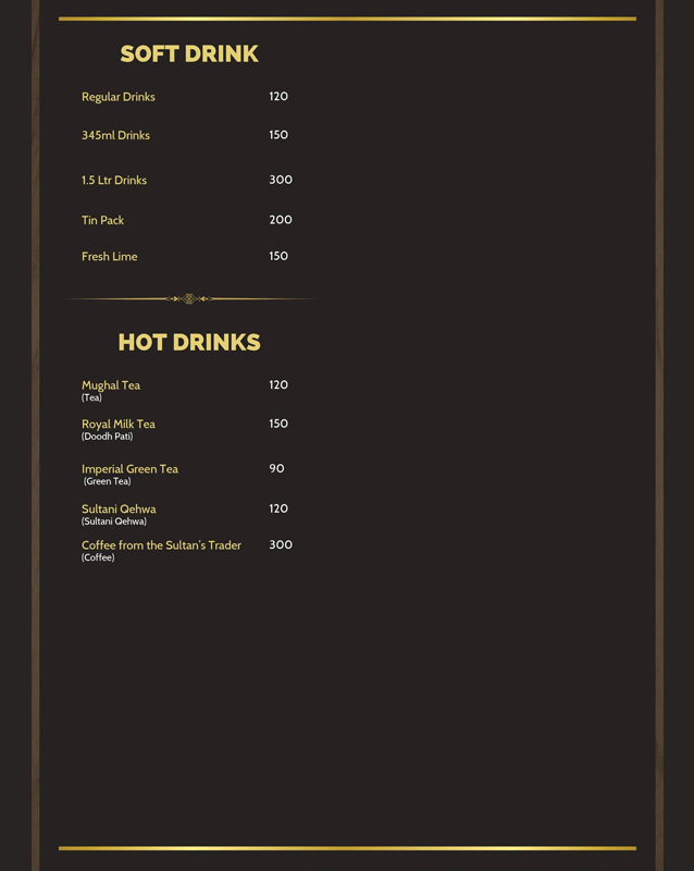 Tipu Sultan-Kebabish  menu