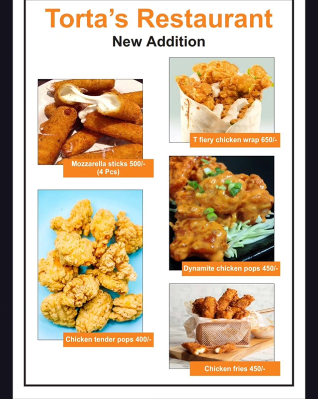 TORTA'S menu