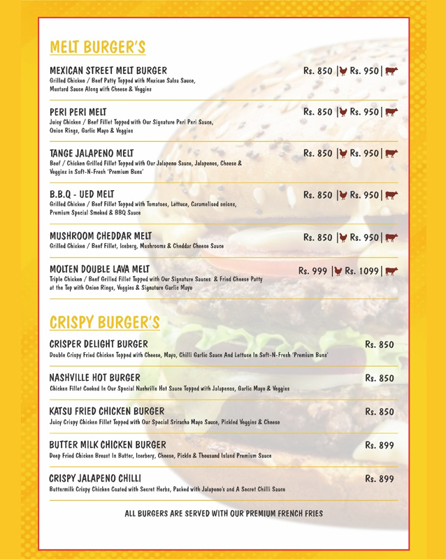 Twice Da Spice menu