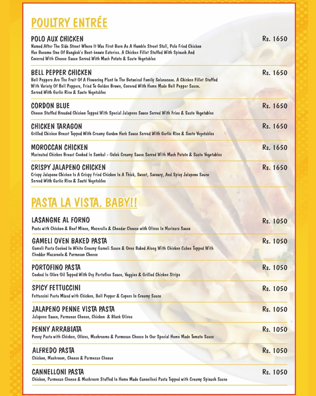 Twice Da Spice menu