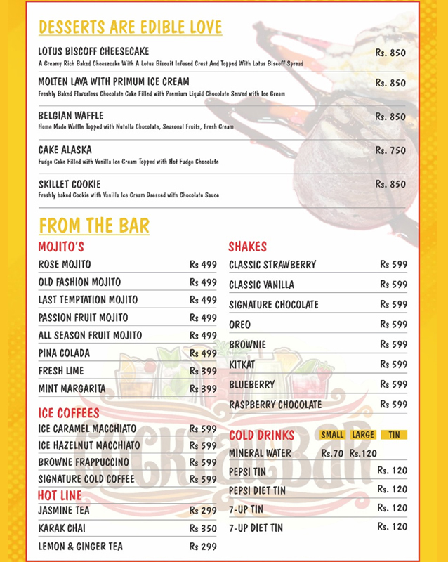 Twice Da Spice menu