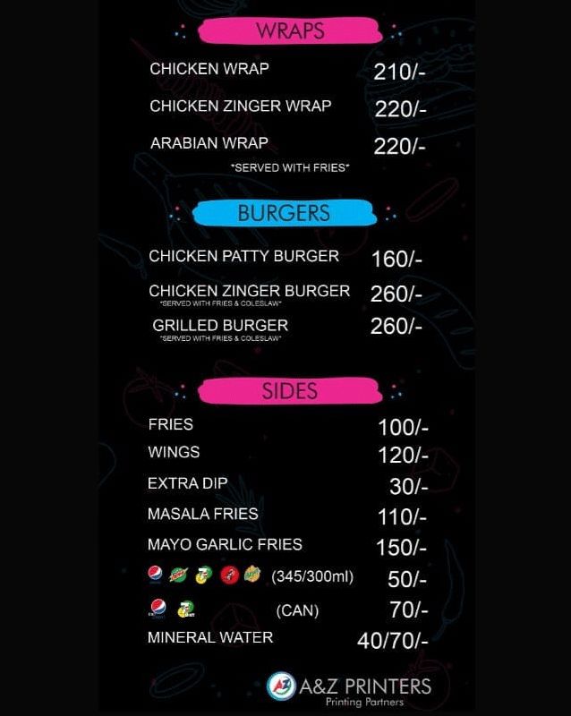 VIBIN menu