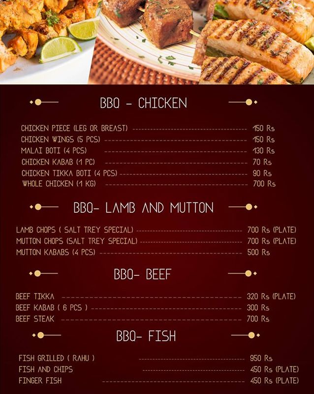 Village Grill menu