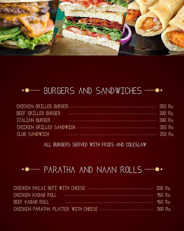Village Grill menu