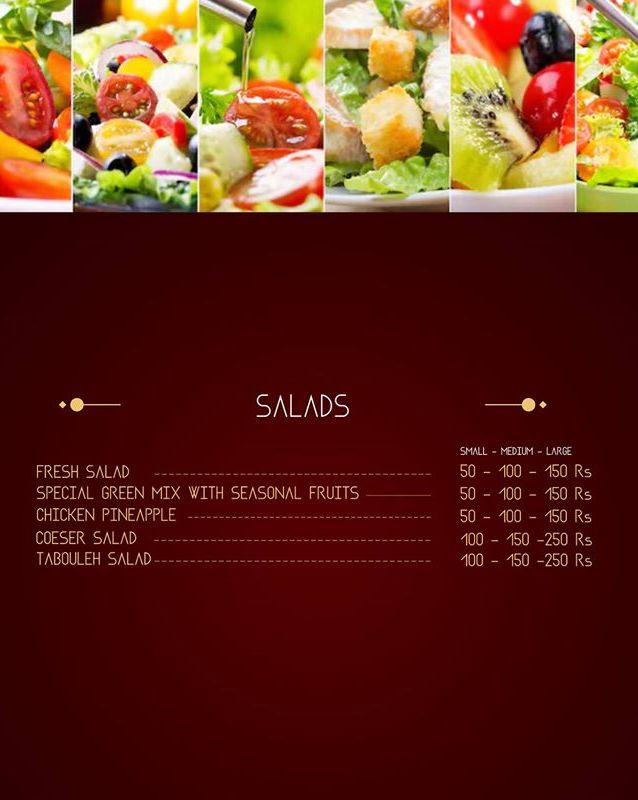 Village Grill menu
