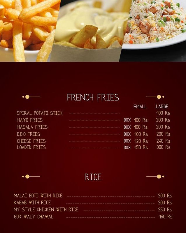 Village Grill menu