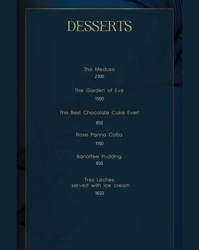 W. by Wasabi menu