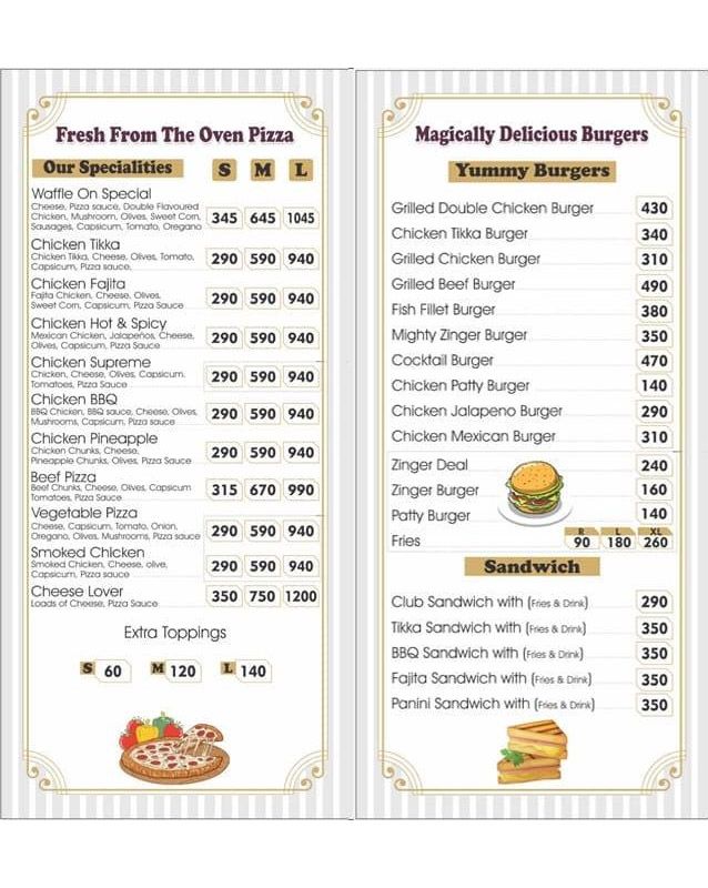 Waffle On menu