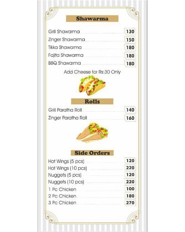 Waffle On menu