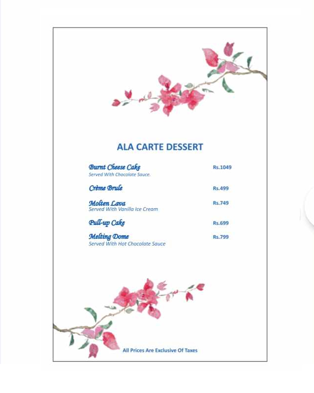 Weez Kitchenette  menu
