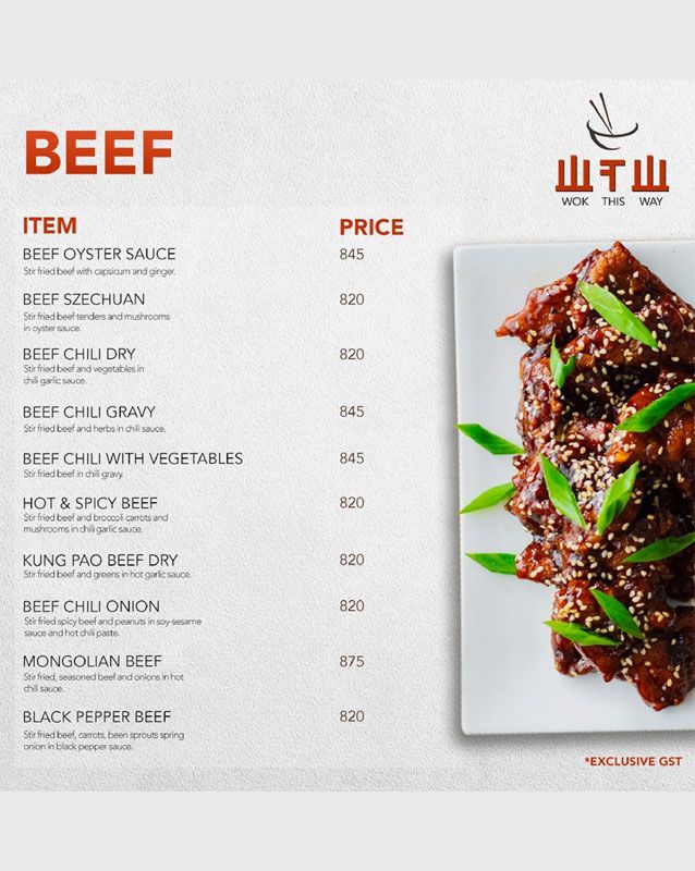Wok This Way menu