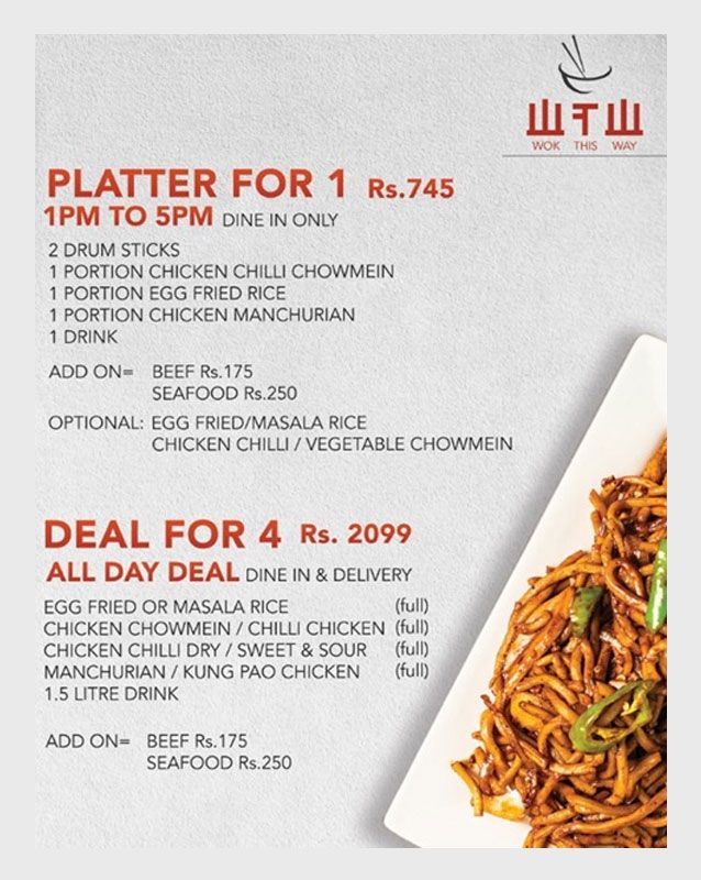 Wok This Way menu