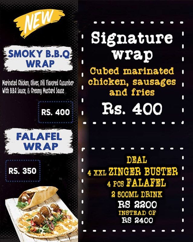 Wrapchik menu