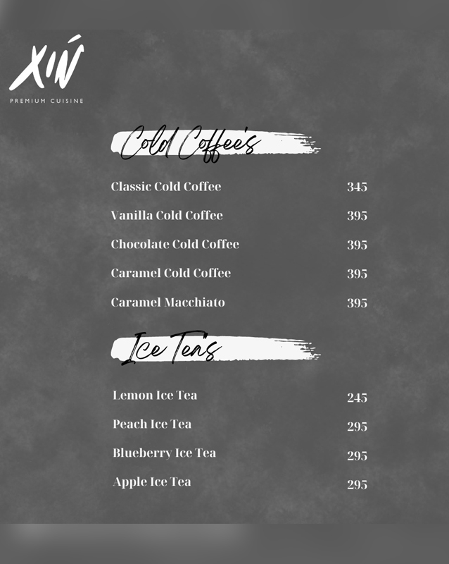 XIN menu