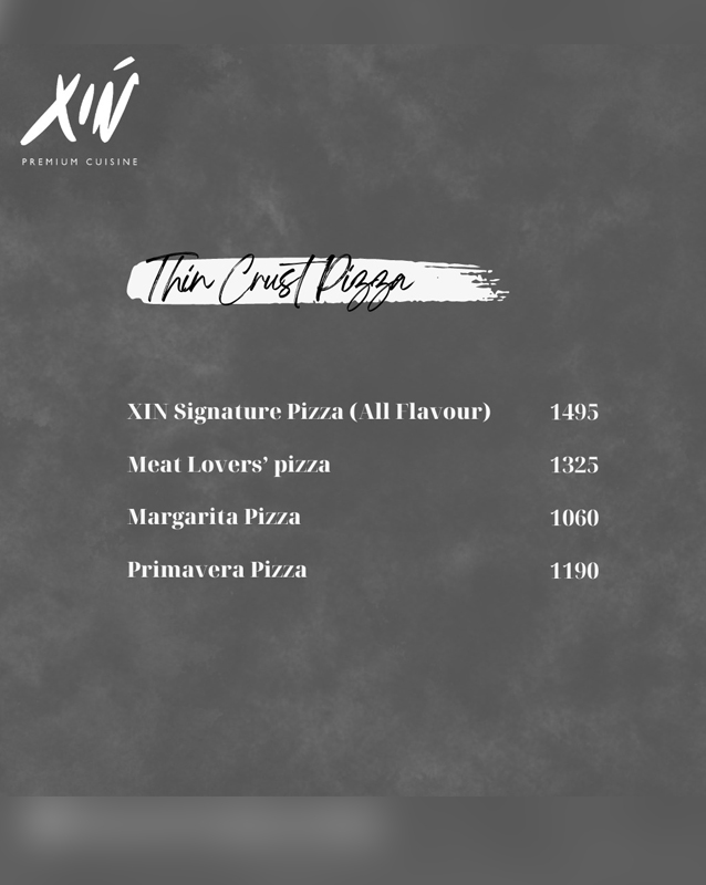 XIN menu