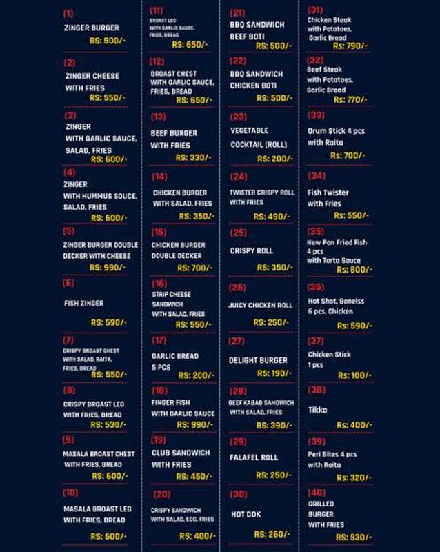 Al Arab The Shwarma Expert   menu