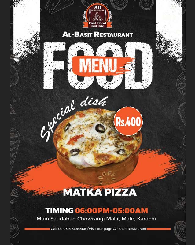 Al Basit Restaurant menu