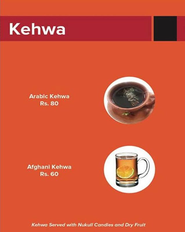 Al Mashawi menu