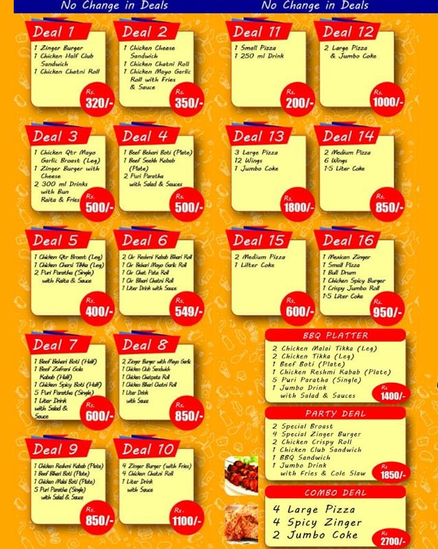 Alshaikh Restaurant menu