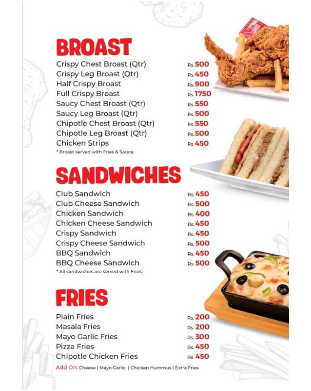 Arabic Shawarma Karachi menu