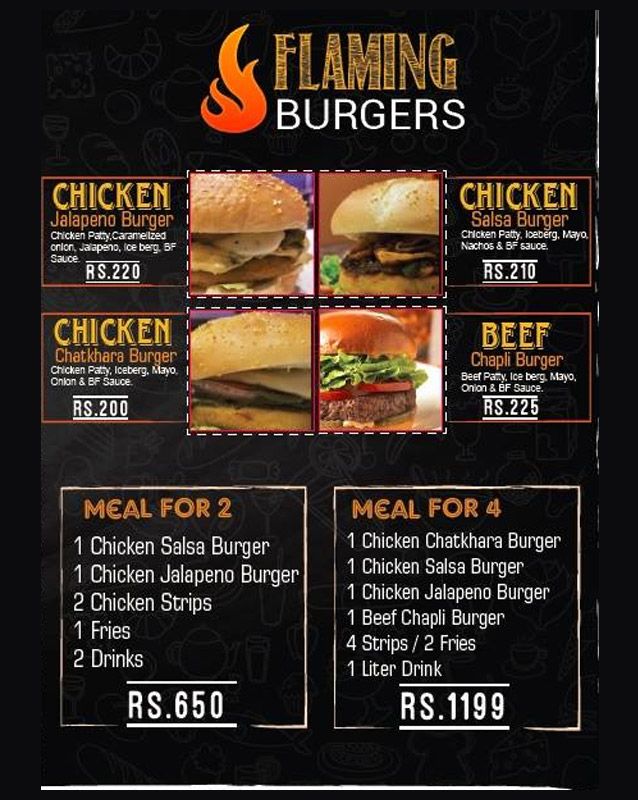 Batata Farata menu
