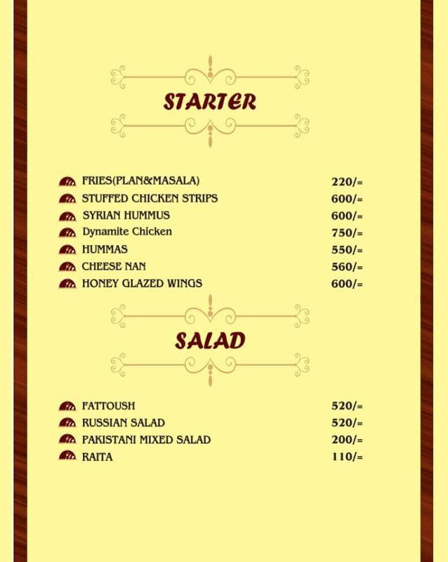 BBQ TOWN  menu