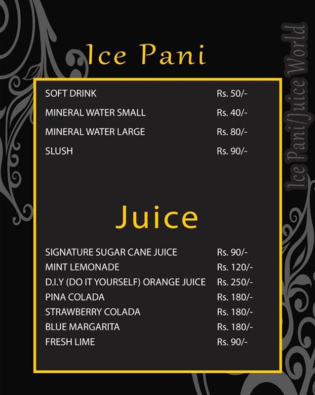 Boston King Restaurant menu