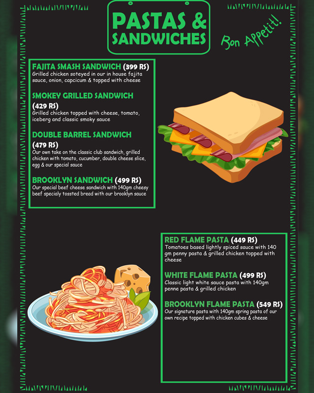 Brooklyn Bites menu