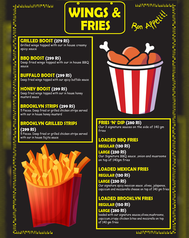 Brooklyn Bites menu