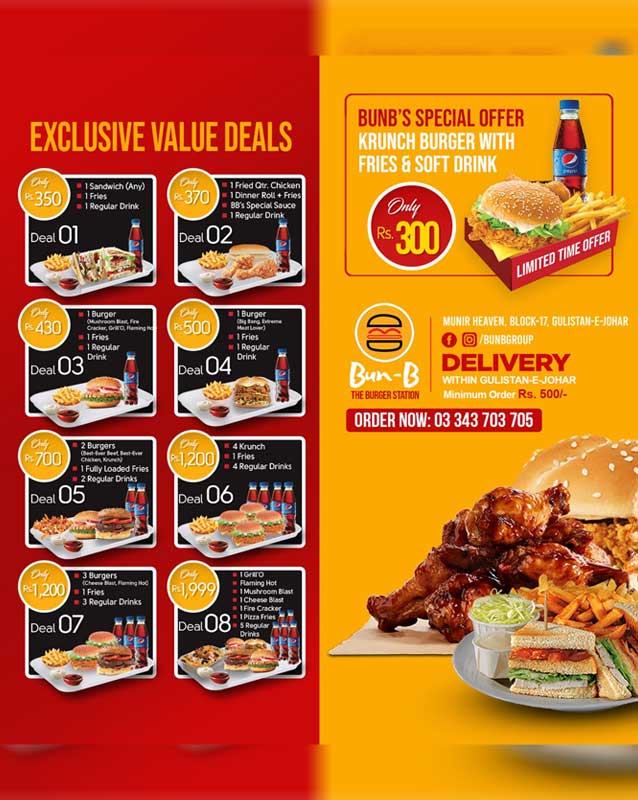 Bun-B menu