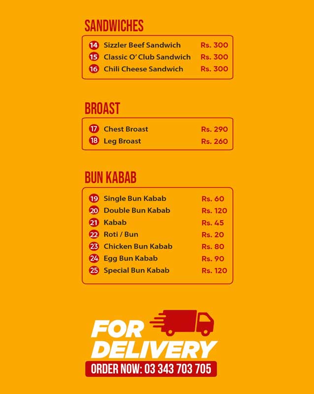 Bun-B menu