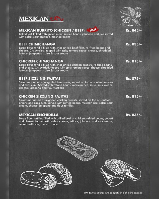 Buon Cibo menu