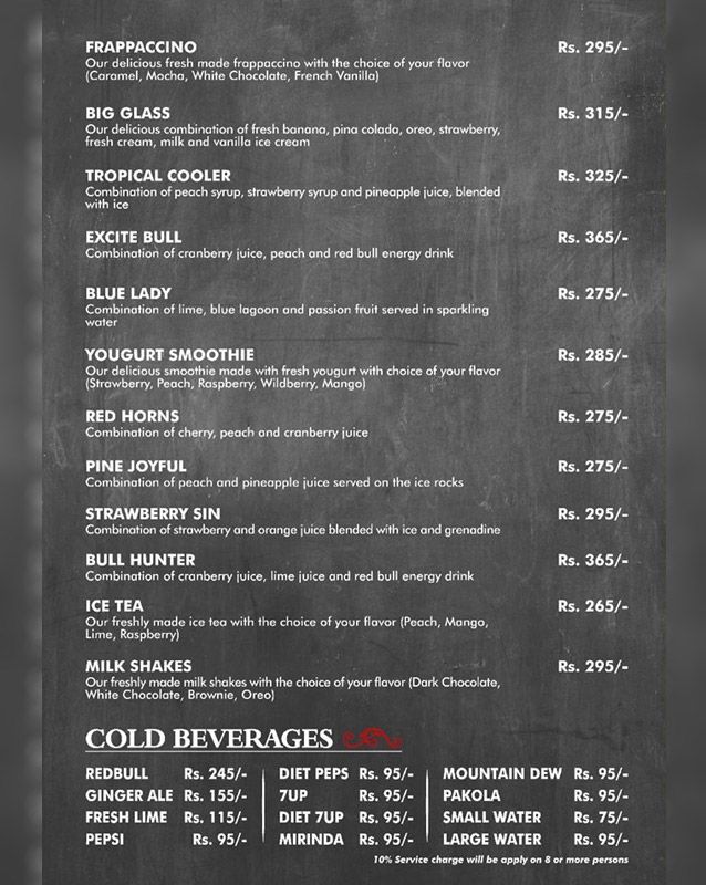 Buon Cibo menu