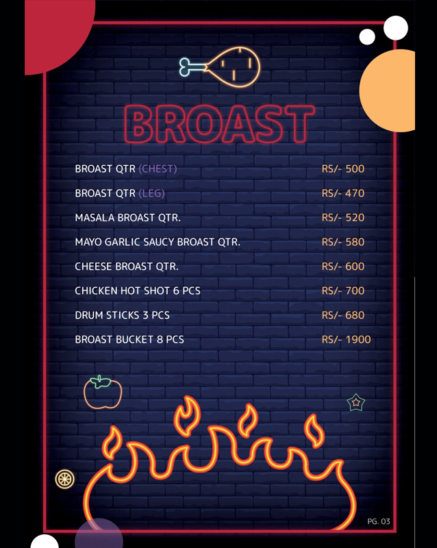 Buraq Foods menu