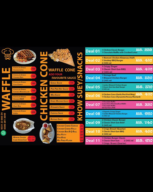 Burgeratti menu