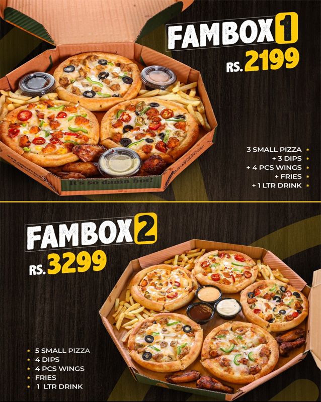 Caesar's Pizza menu