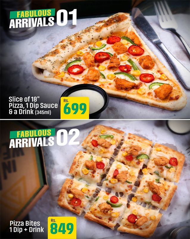 Caesar's Pizza menu