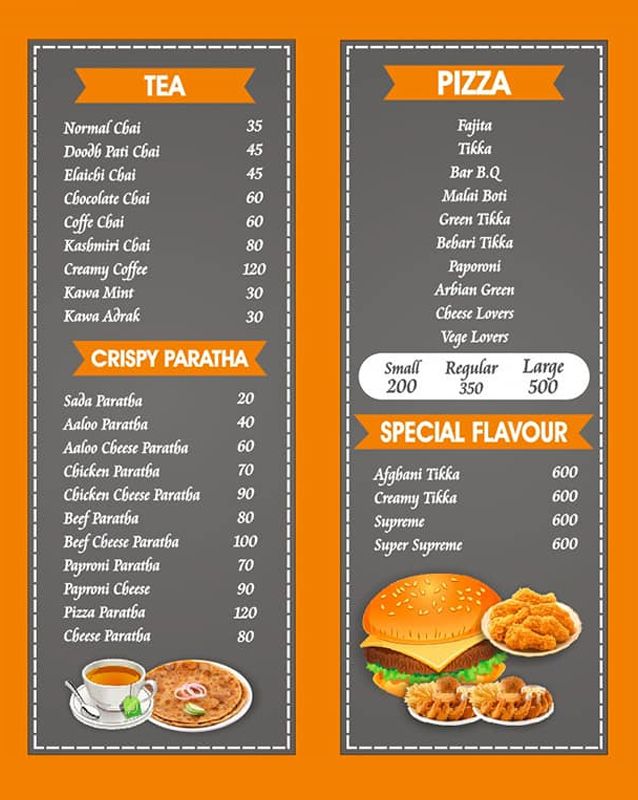 Cafe 80 Twenty menu