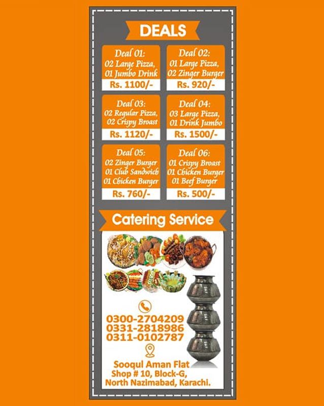 Cafe 80 Twenty menu