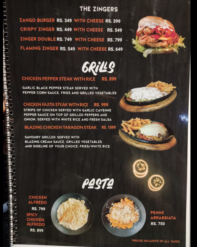Cafe Bistrovia menu