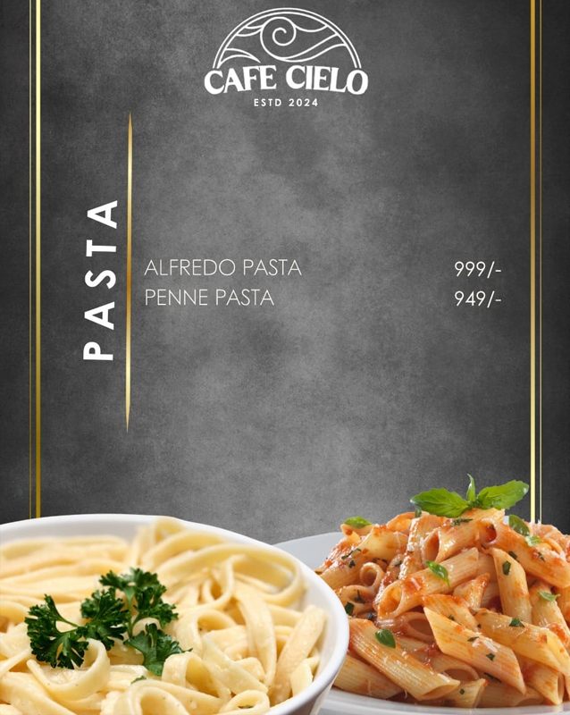 Cafe Cielo  menu