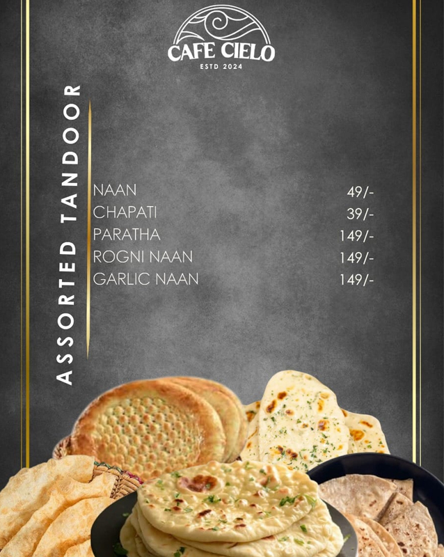 Cafe Cielo  menu