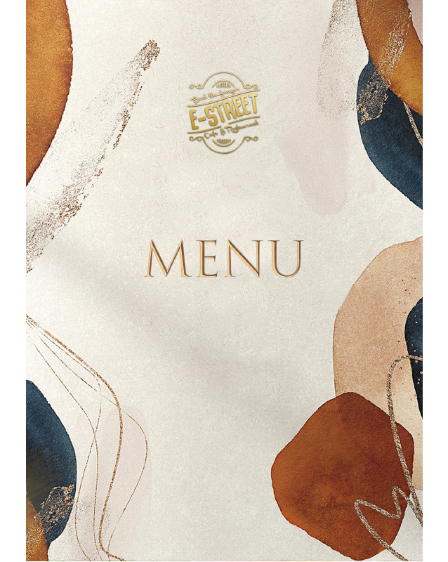 Cafe E-Street menu