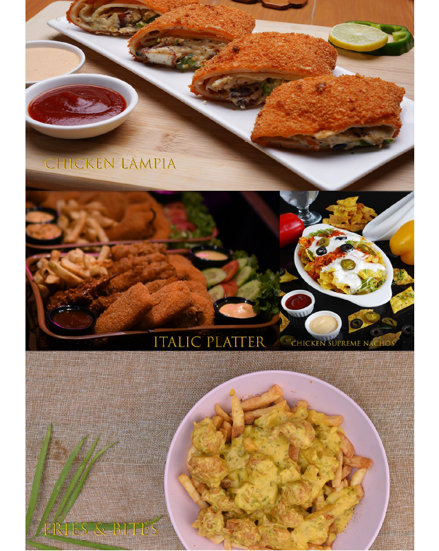 Cafe E-Street menu